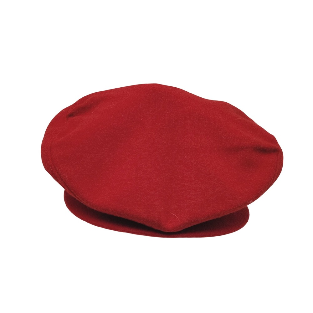 Vintage Pendleton Hat Cap Red Size L Newsboy Cabbie Wool Ivy Flat Clap
